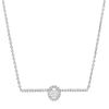 Messika Paris 18ct White Gold Glam'Azone Pave Set Diamond Bar Pendant - Berry's Jewellers