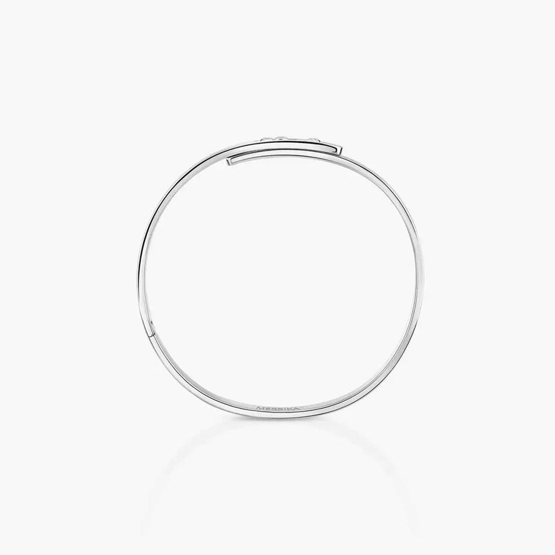 Move Noa 18ct White Gold and Diamond Bangle