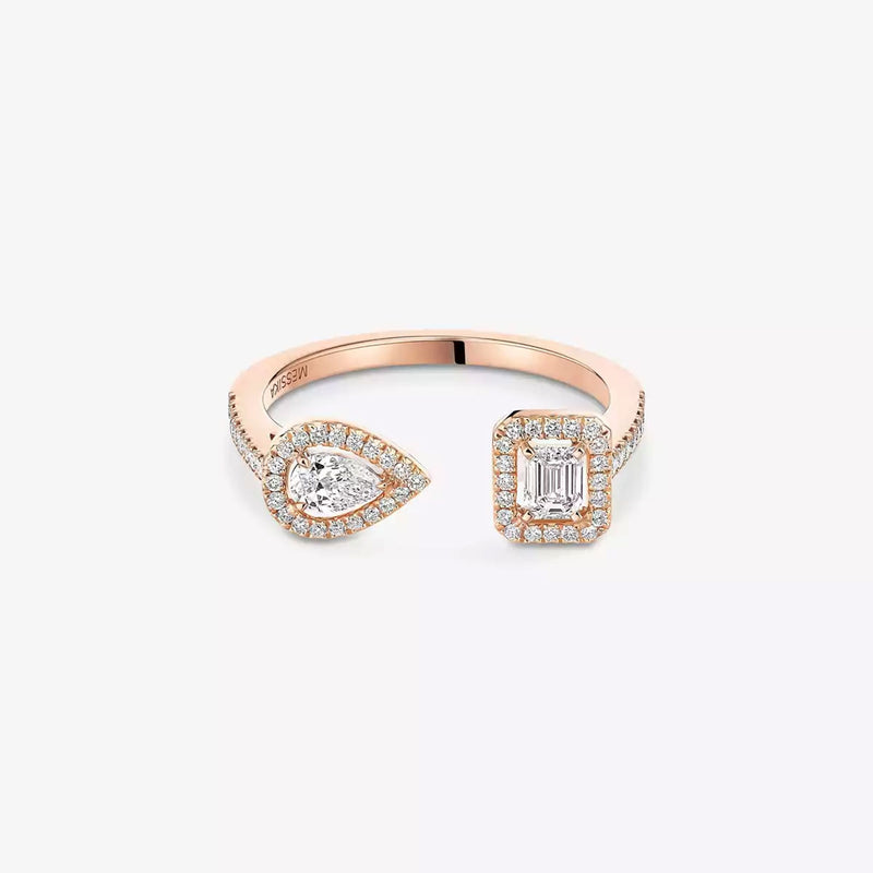 My Twin Toi & Moi 18ct Pink Gold Diamond Ring