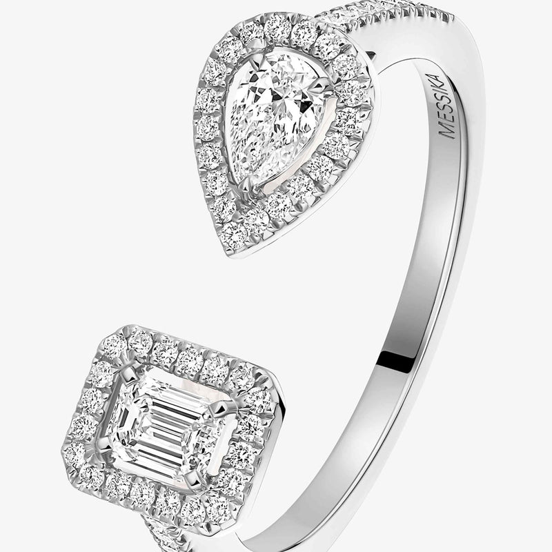 My Twin Toi & Moi 18ct White Gold And Diamond Ring