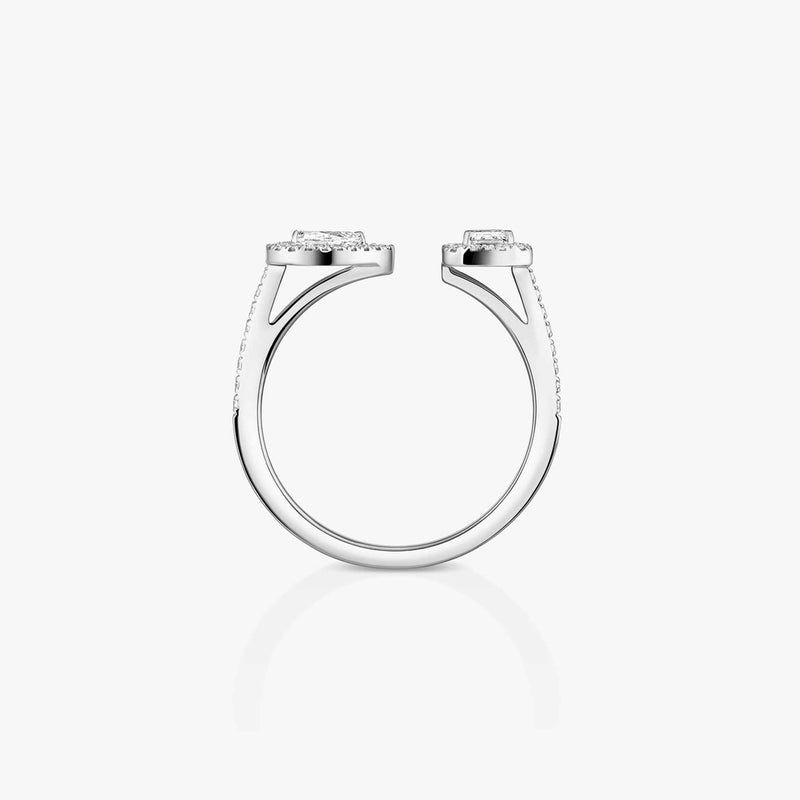 My Twin Toi & Moi 18ct White Gold And Diamond Ring