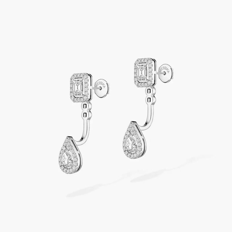 My Twin Toi & Moi 18ct White Gold Diamond Earrings