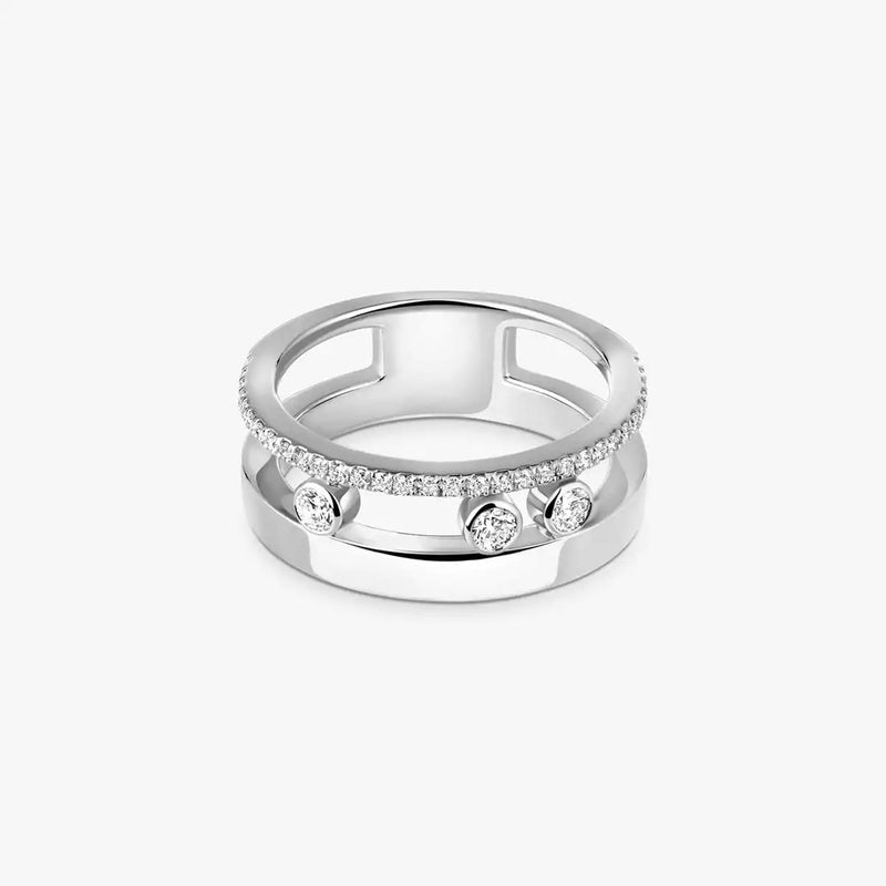 Move Romane 18ct White Gold Diamond Ring