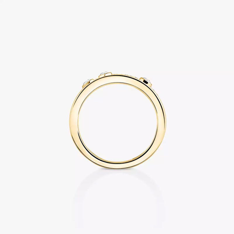Move Romane 18ct Yellow Gold Diamond Set Ring