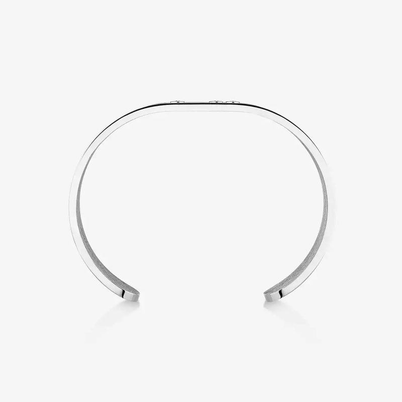 Move Titanium Natural Titanium & Diamond Bangle
