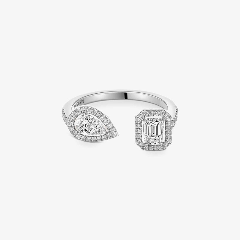 My Twin Toi & Moi 18ct White Gold Diamond Ring