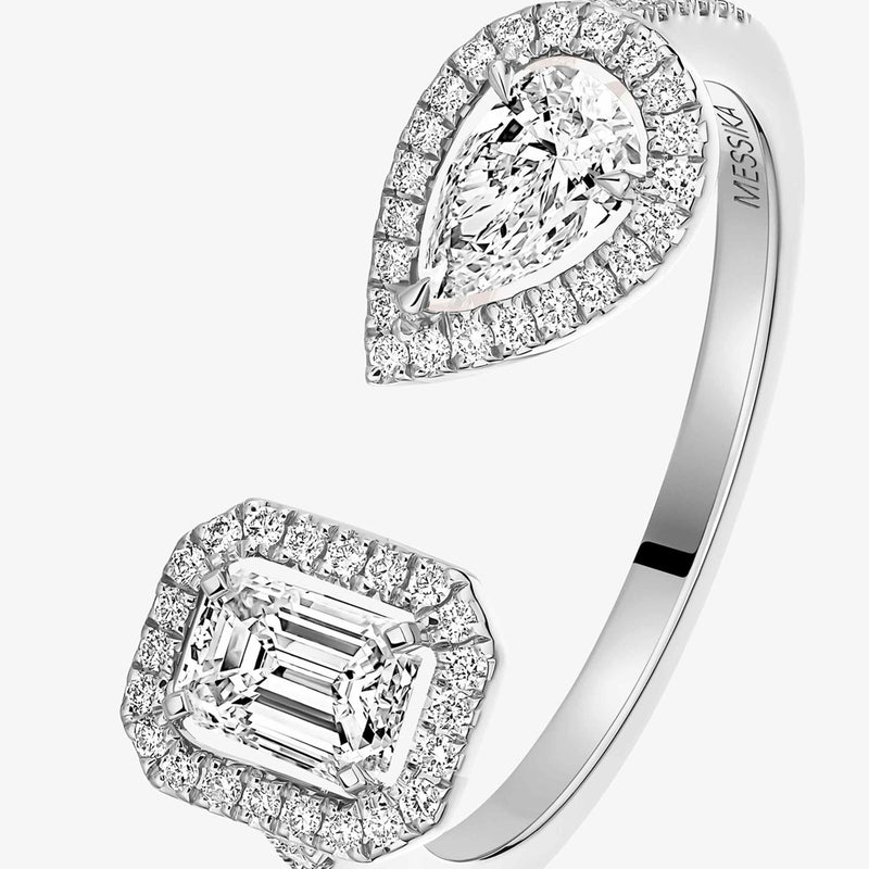 My Twin Toi & Moi 18ct White Gold Diamond Ring