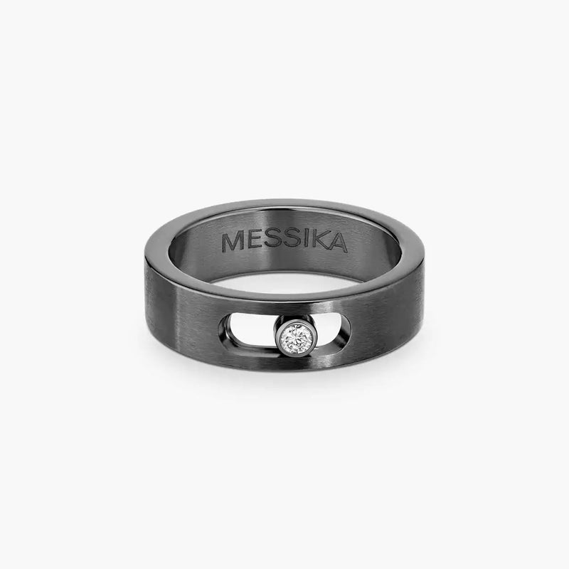 Move Titanium Graphite & Diamond Ring