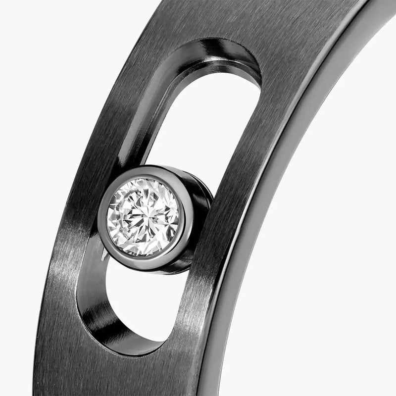 Move Titanium Graphite & Diamond Ring