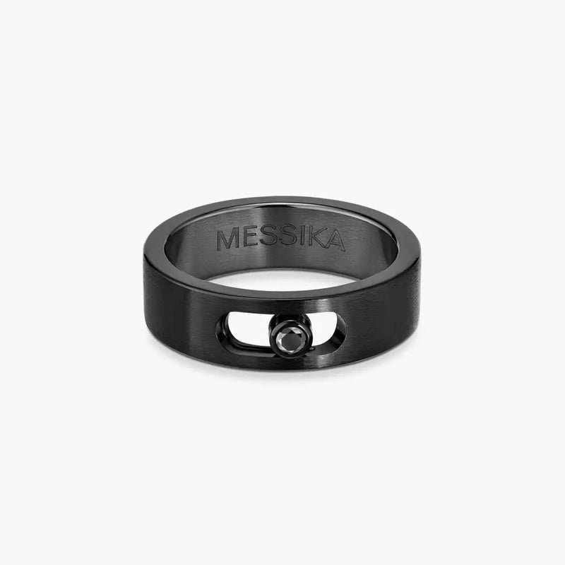 Move Black Titanium & Diamond Ring