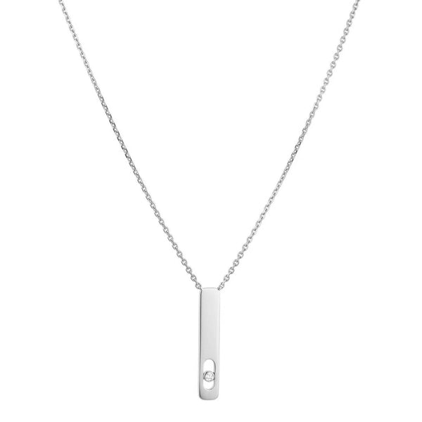Messika Paris 18ct White Gold My First Diamond Necklace - Berry's Jewellers