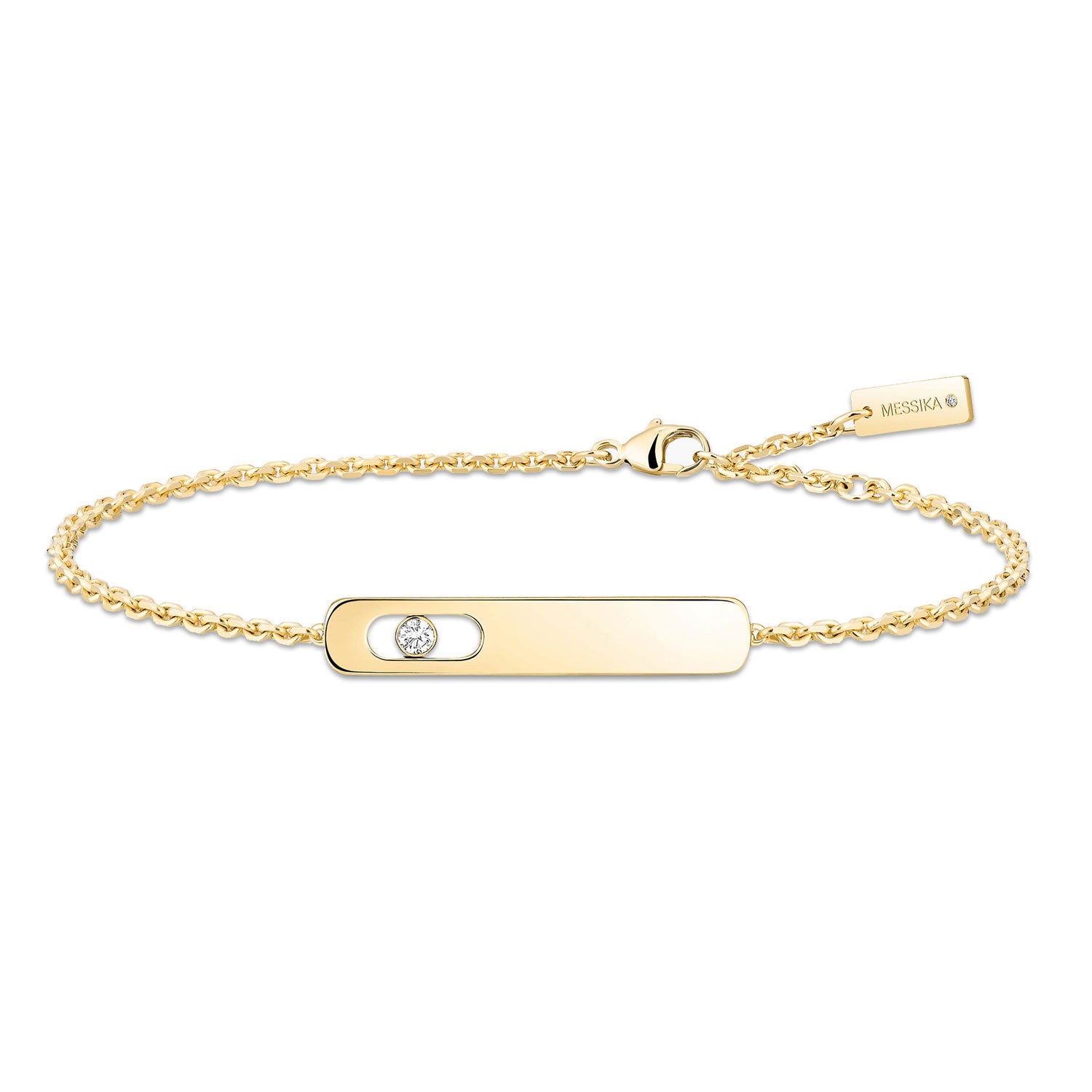 Messika Paris 18ct Yellow Gold My First Diamond Bracelet - Berry's Jewellers