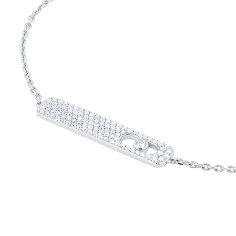Messika Paris 18ct White Gold My First Diamond Bracelet - Berry's Jewellers