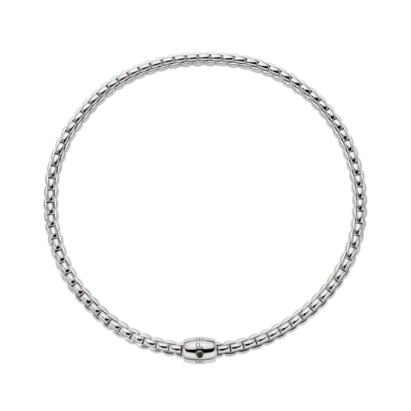 Eka Flex'it White Gold & Black Diamond Necklace