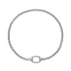 FOPE Eka 18ct White Gold Flex'it Necklace With Diamond Pave Clasp - Berry's Jewellers