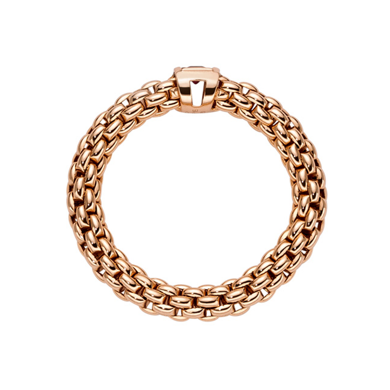 Souls 18ct Rose Gold Ring with a Ruby