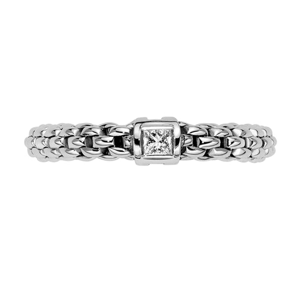 FOPE Souls 18ct White Gold Ring with a Diamond - Berry's Jewellers
