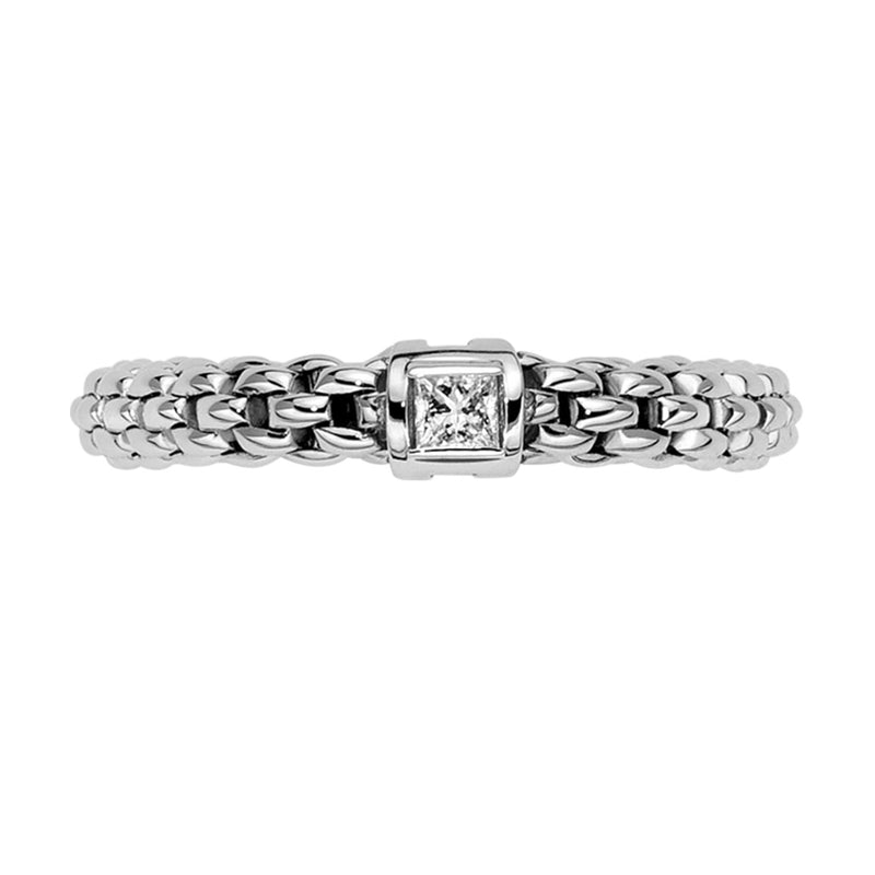 FOPE Souls 18ct White Gold Ring with a Diamond - Berry's Jewellers