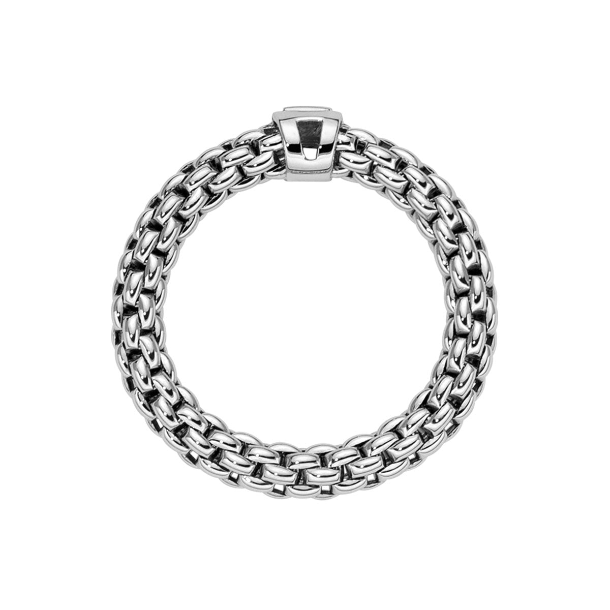 FOPE Souls 18ct White Gold Ring with a Diamond - Berry's Jewellers