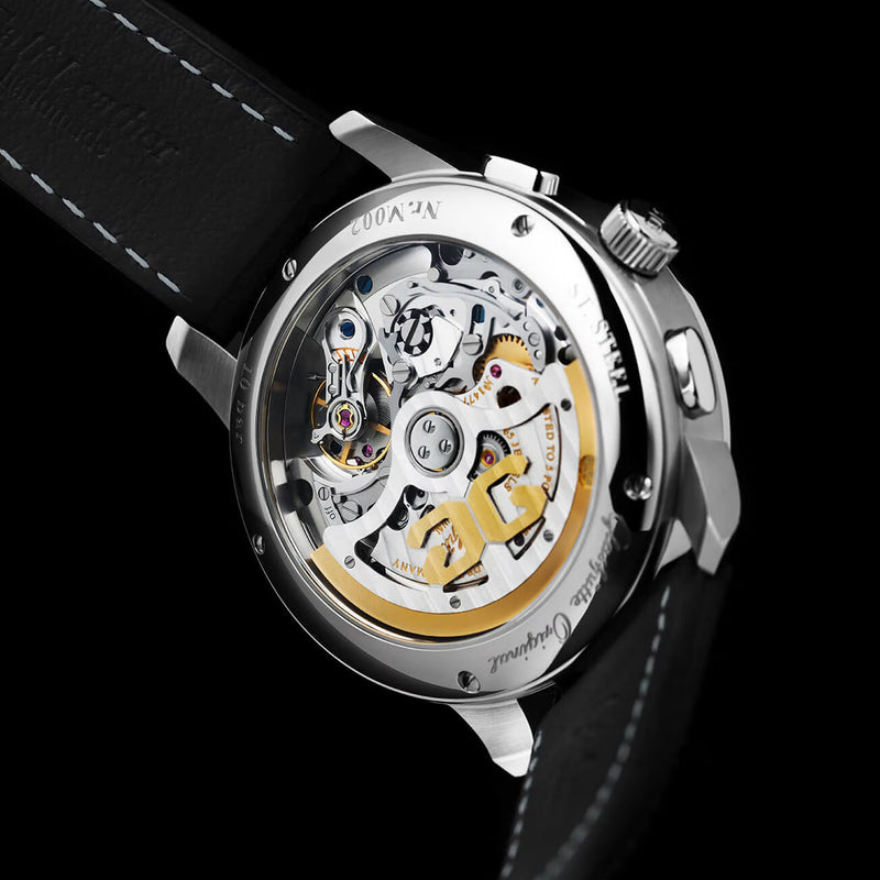 Senator 42mm Panorama Date Men's Strap Watch