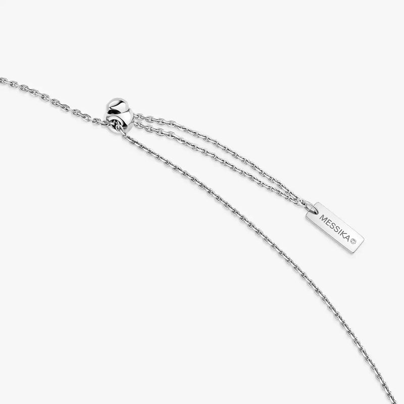 Move 10th PM 18ct White Gold Diamond Set Necklace