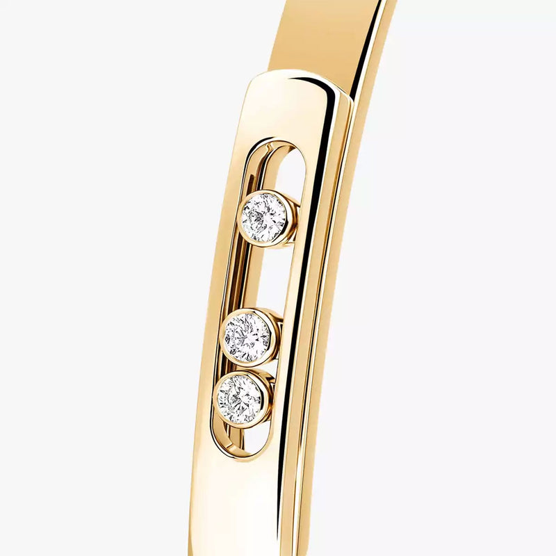 Move Noa 18ct Yellow Gold Diamond Set Bangle