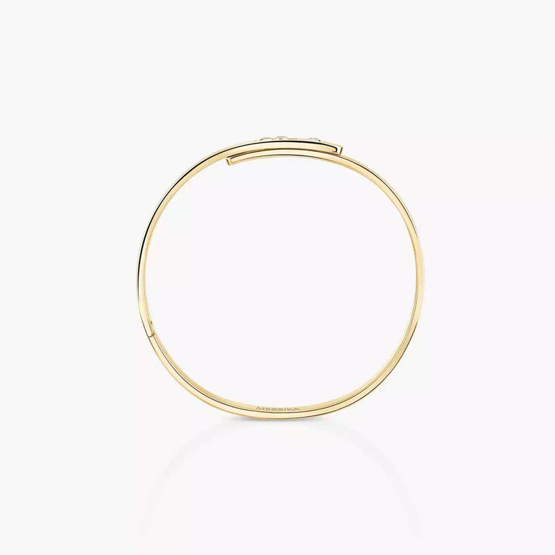 Move Noa 18ct Yellow Gold Diamond Set Bangle