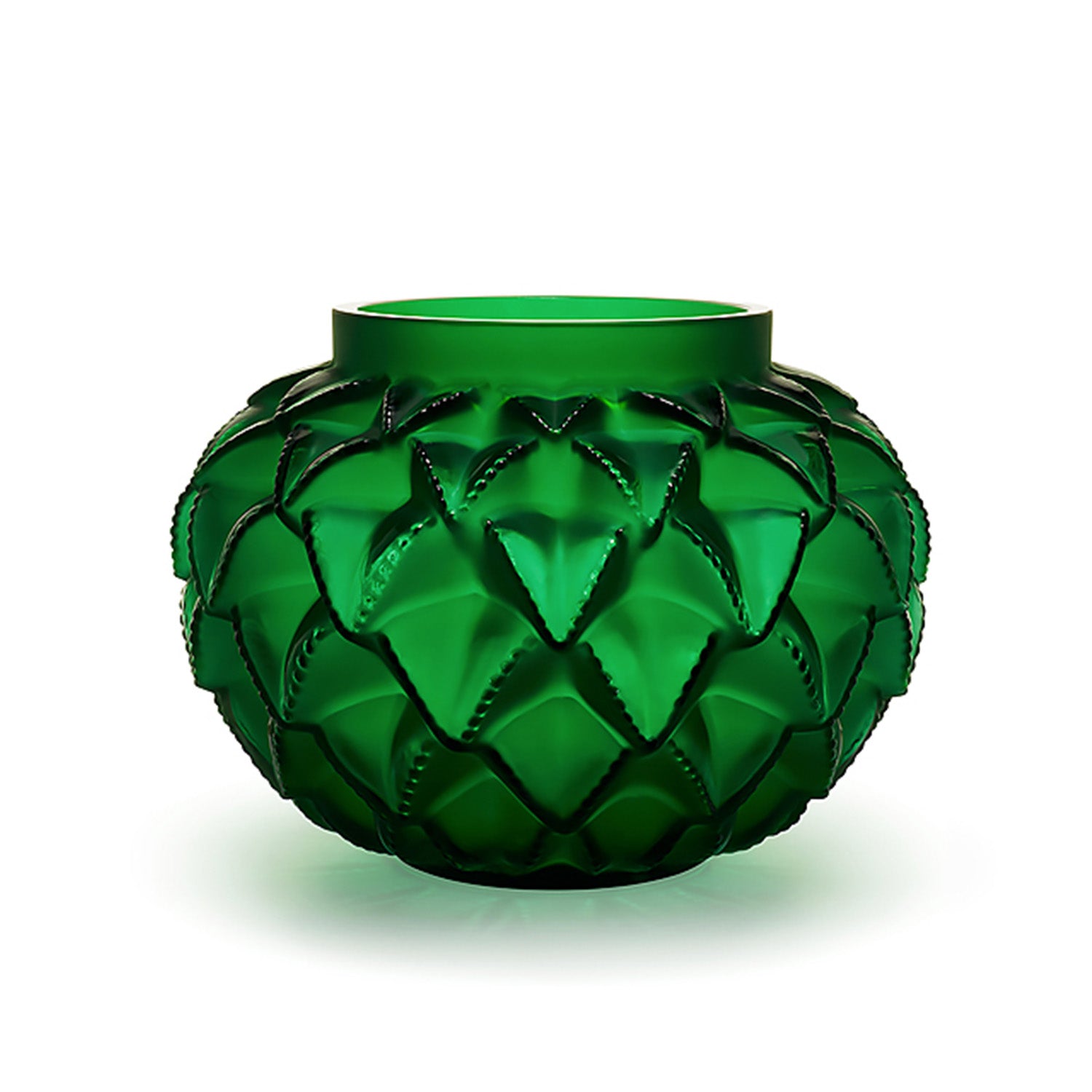 Languedoc Small Green Crystal Vase