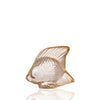 Lalique Gold Luster Crystal Fish Sculpture - Berry's Jewellers