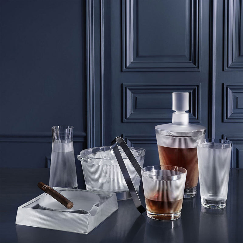 Set of Two Clear Crystal Wingen Tumblers