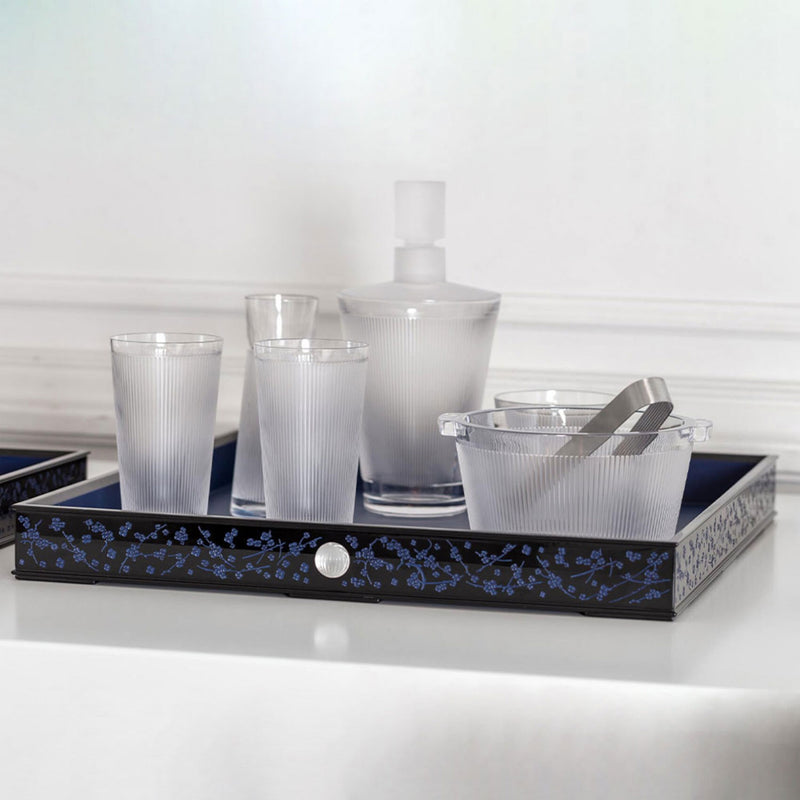 Set of Two Clear Crystal Wingen Tumblers
