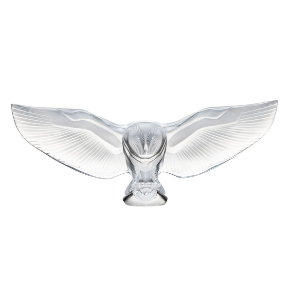 Lalique Barn Owl Crystal Sculpture - Berry's Jewellers