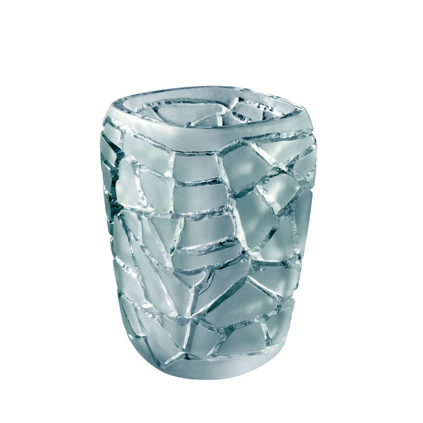 Lalique Magnitude Persepolis Blue Crystal Vase - Berry's Jewellers