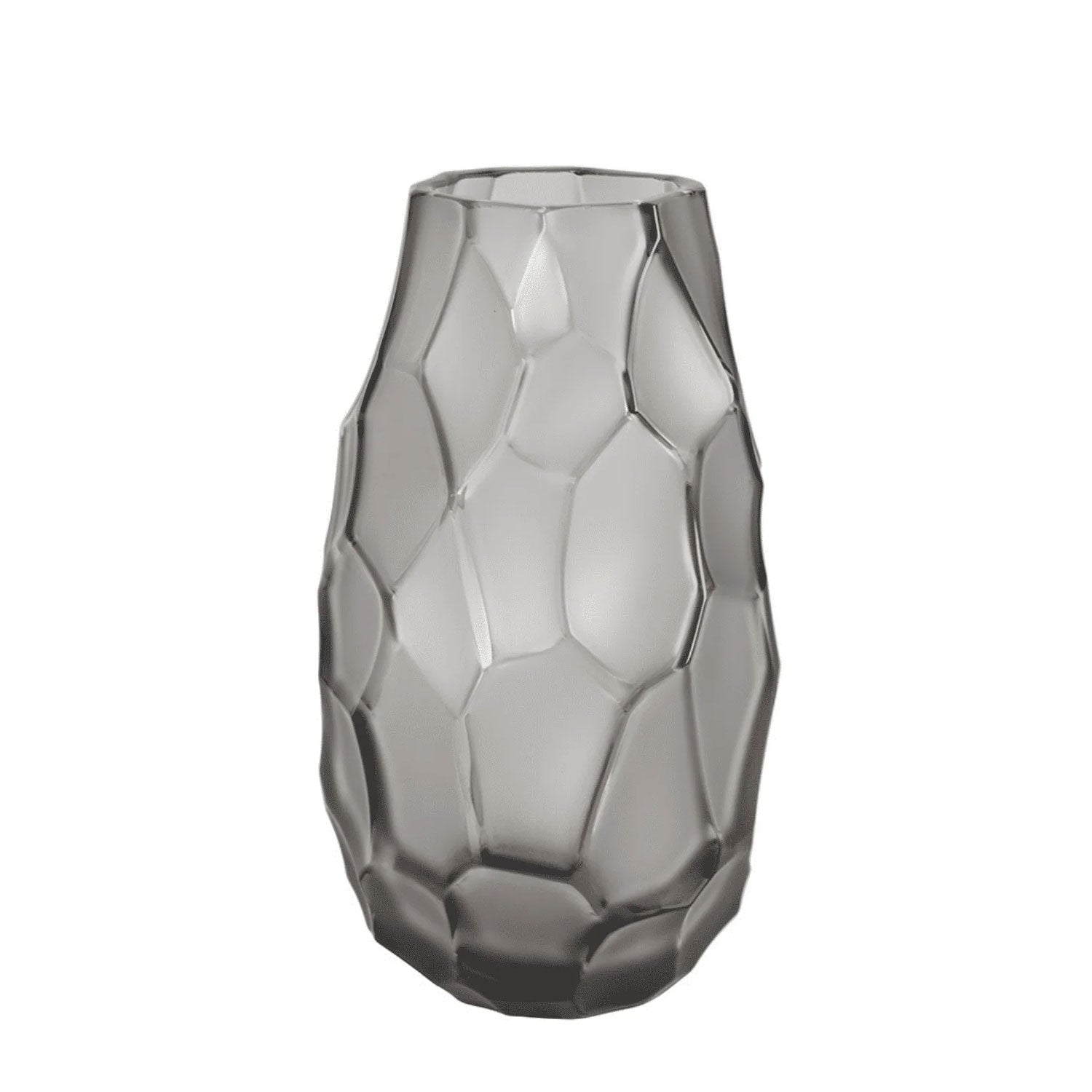 Silex Grey Crystal Vase