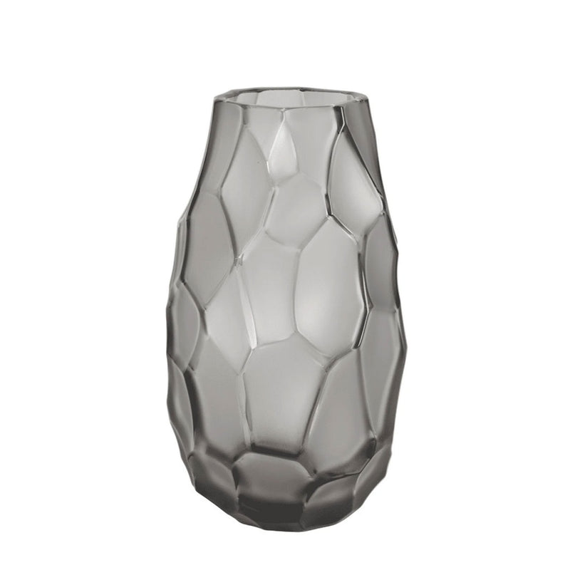 Silex Grey Crystal Vase