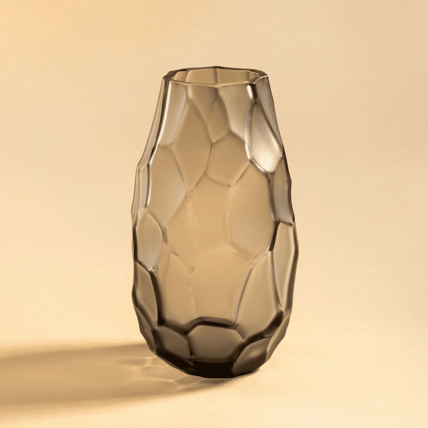 Silex Grey Crystal Vase