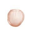 Alize Small Clear Coral Crystal Vase