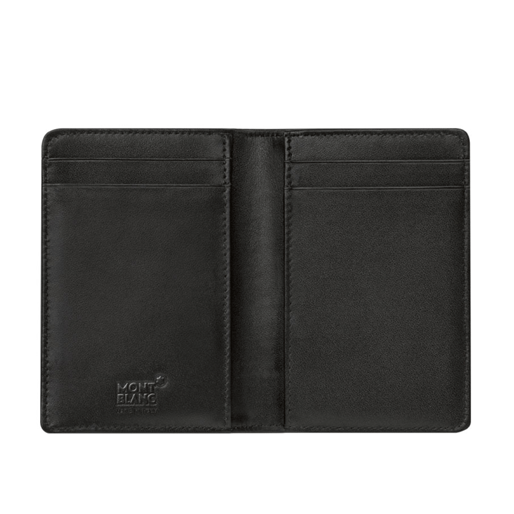 Nightflight Black Leather Business Card Holder