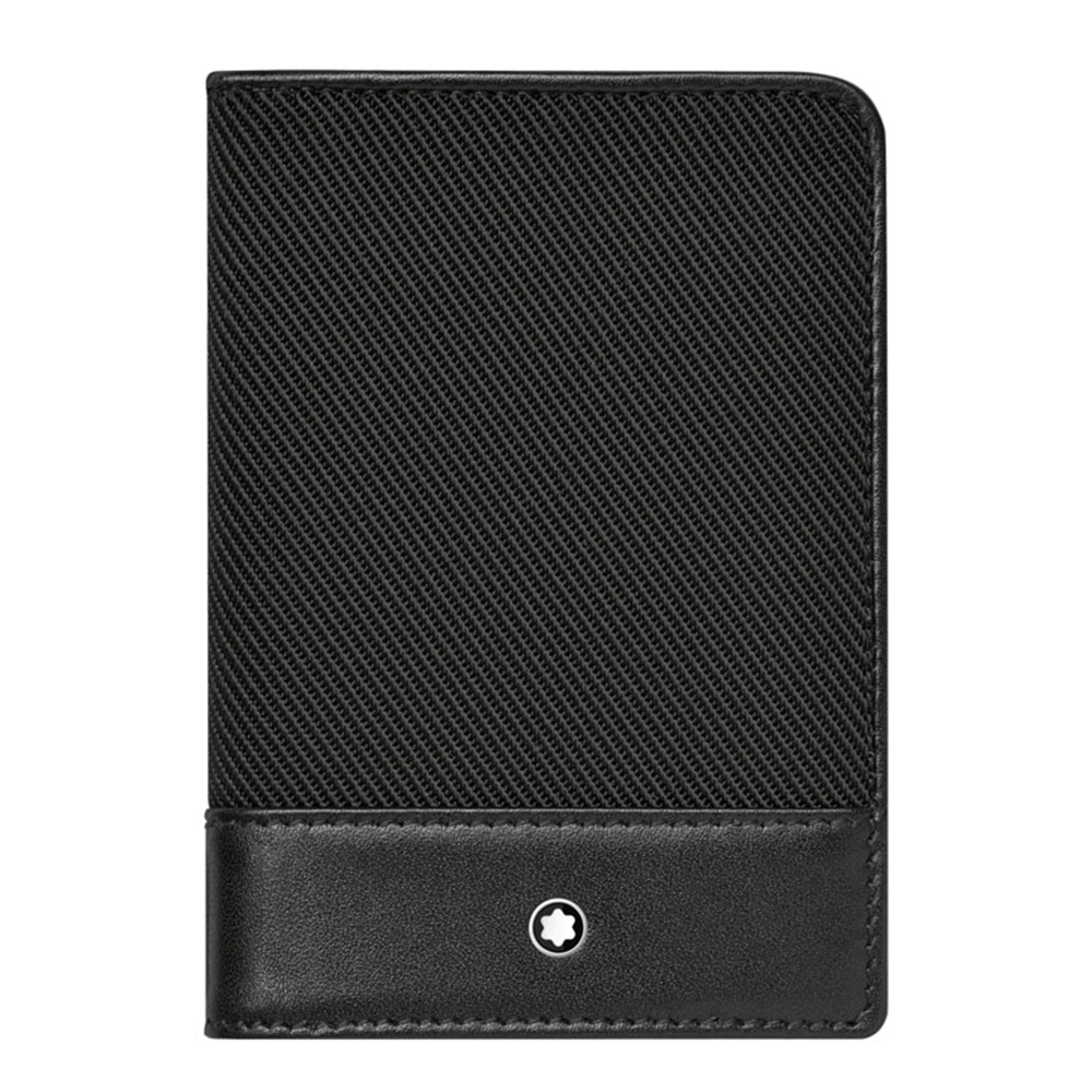 Nightflight Black Leather Business Card Holder