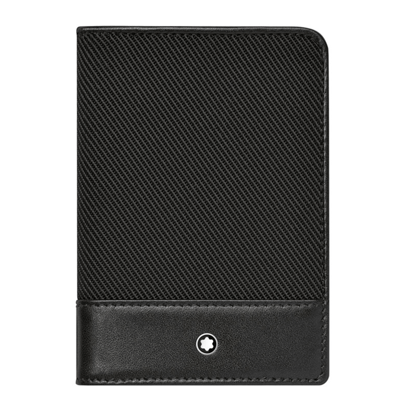 Nightflight Black Leather Business Card Holder