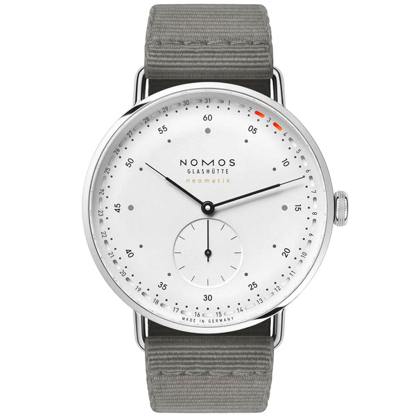 NOMOS Glashütte Metro Neomatik 41mm Update White  Automatic Watch - Berry's Jewellers