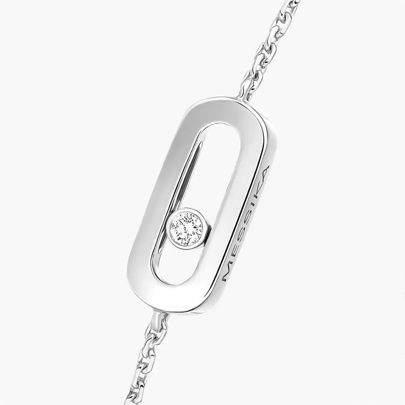 18ct White Gold Diamond Messika Cares Bracelet