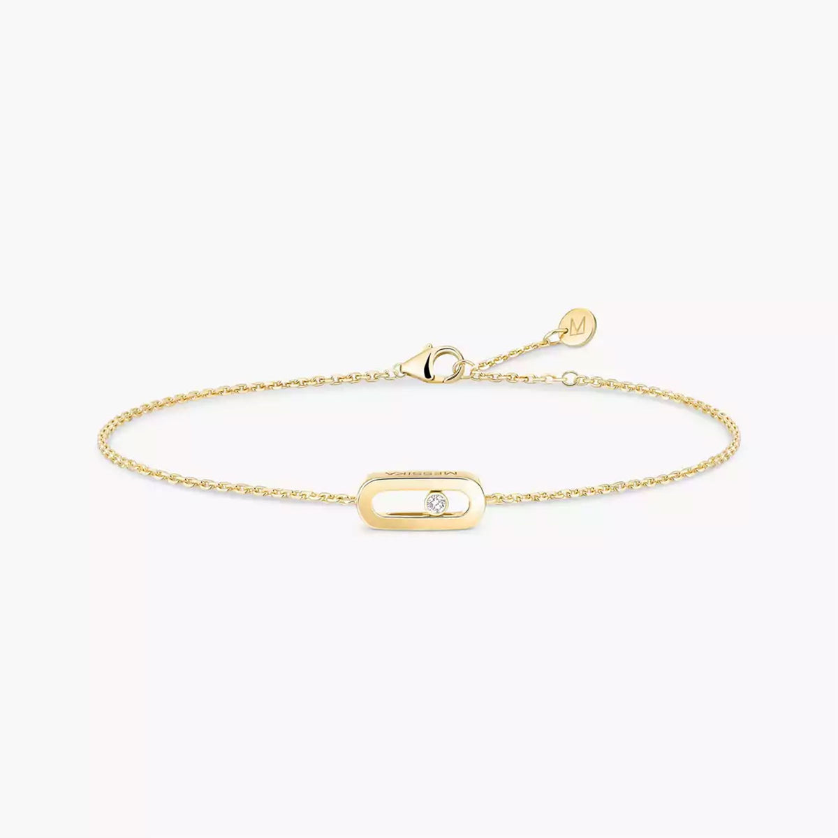Messika Paris 18ct Yellow Gold Diamond Messika Cares Bracelet - Berry's Jewellers