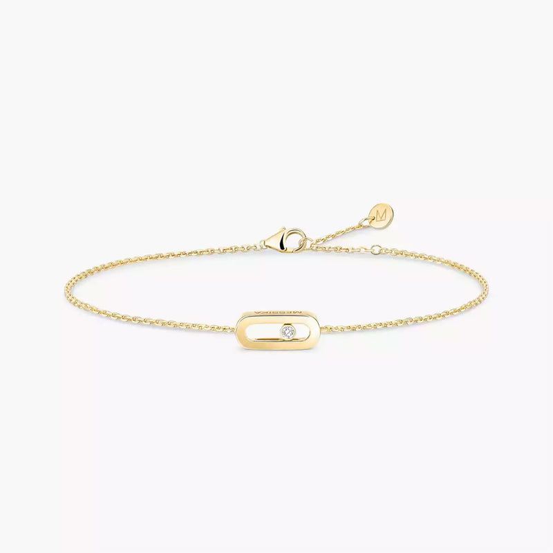18ct Yellow Gold Diamond Messika Cares Bracelet