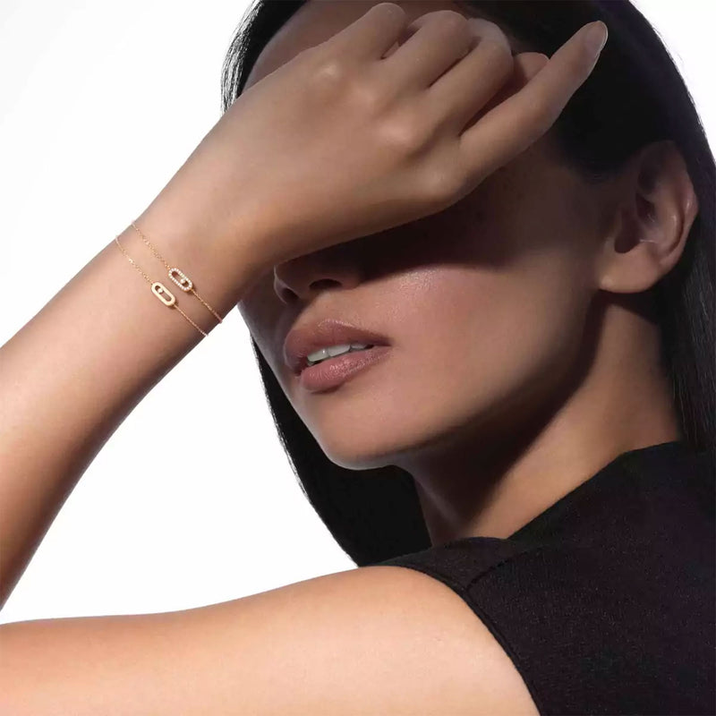 Messika Cares 18ct Yellow Gold Pave Diamond Set  Bracelet