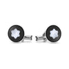 Cufflinks with Mother of Pearl Snowcap Emblem