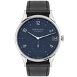 NOMOS Glashütte Minimatik 39mm Date Blue Manual-Wind Strap Watch - Berry's Jewellers