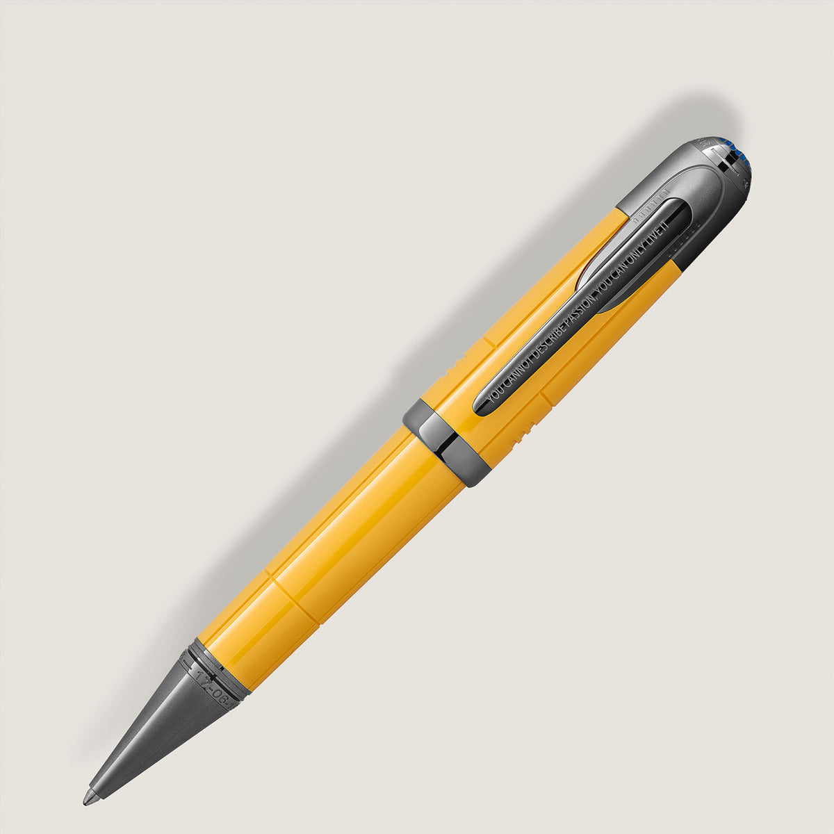 Montblanc Great Characters Enzo Ferrari Special Edition Giallo Modena Ballpoint Pen - Berry's Jewellers