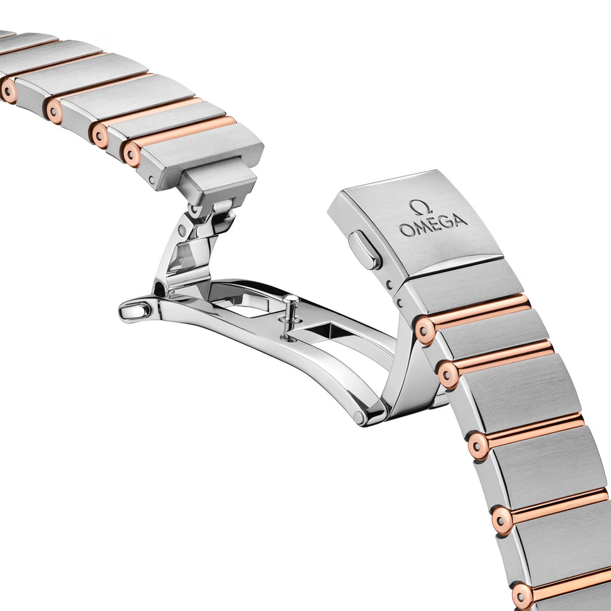OMEGA Constellation 28mm Two-Tone Diamond Dial Ladies Watch - Berry's Jewellers
