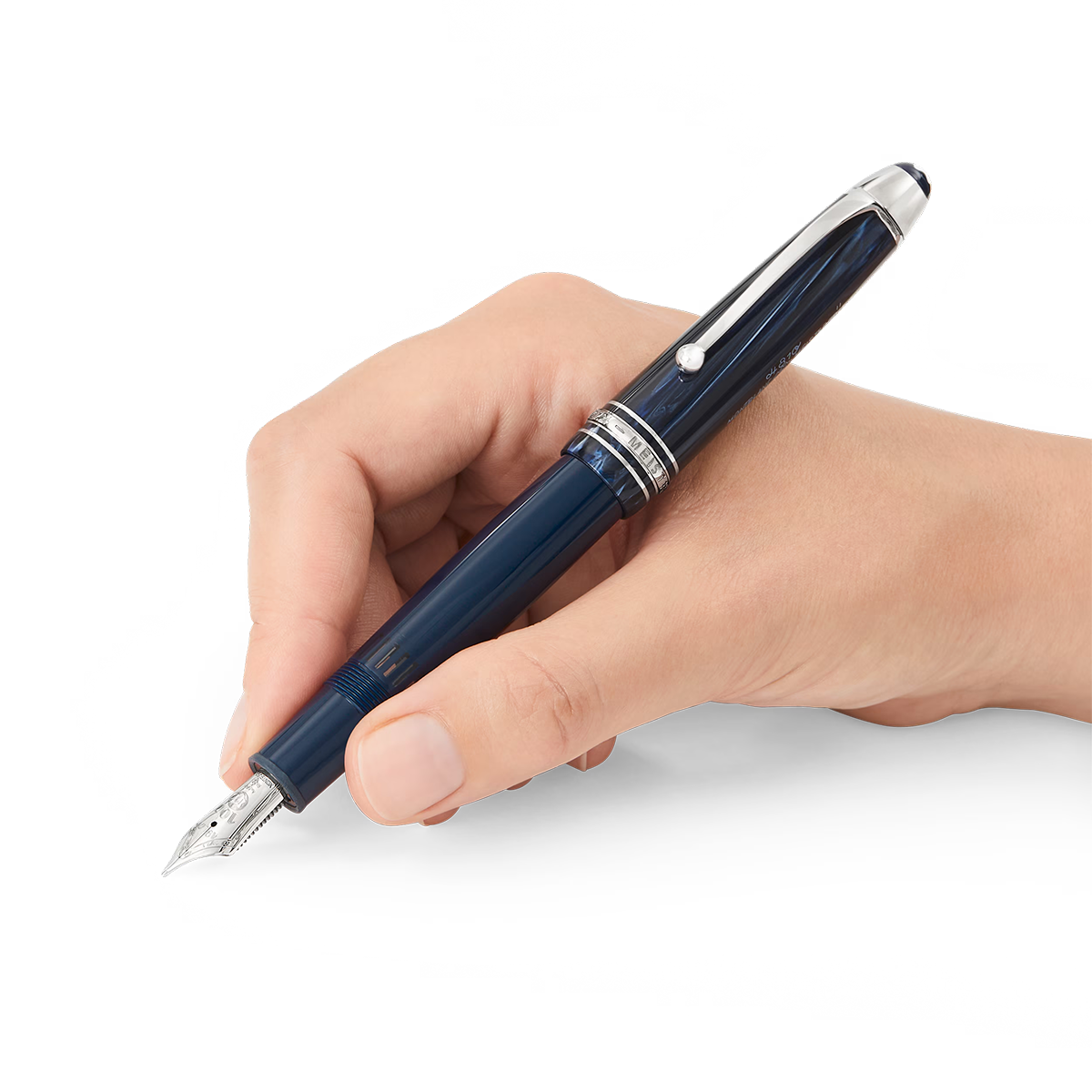 Meisterstück The Origin Collection Platinum-Coated Blue LeGrand Fountain Pen